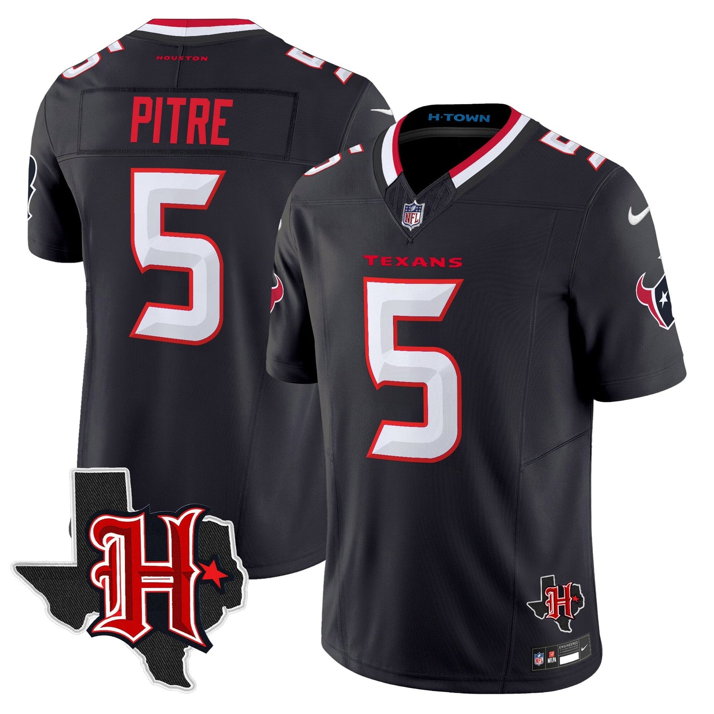 HOU 2024 Texas Patch Vapor Limited Jersey V5 - All Stitched