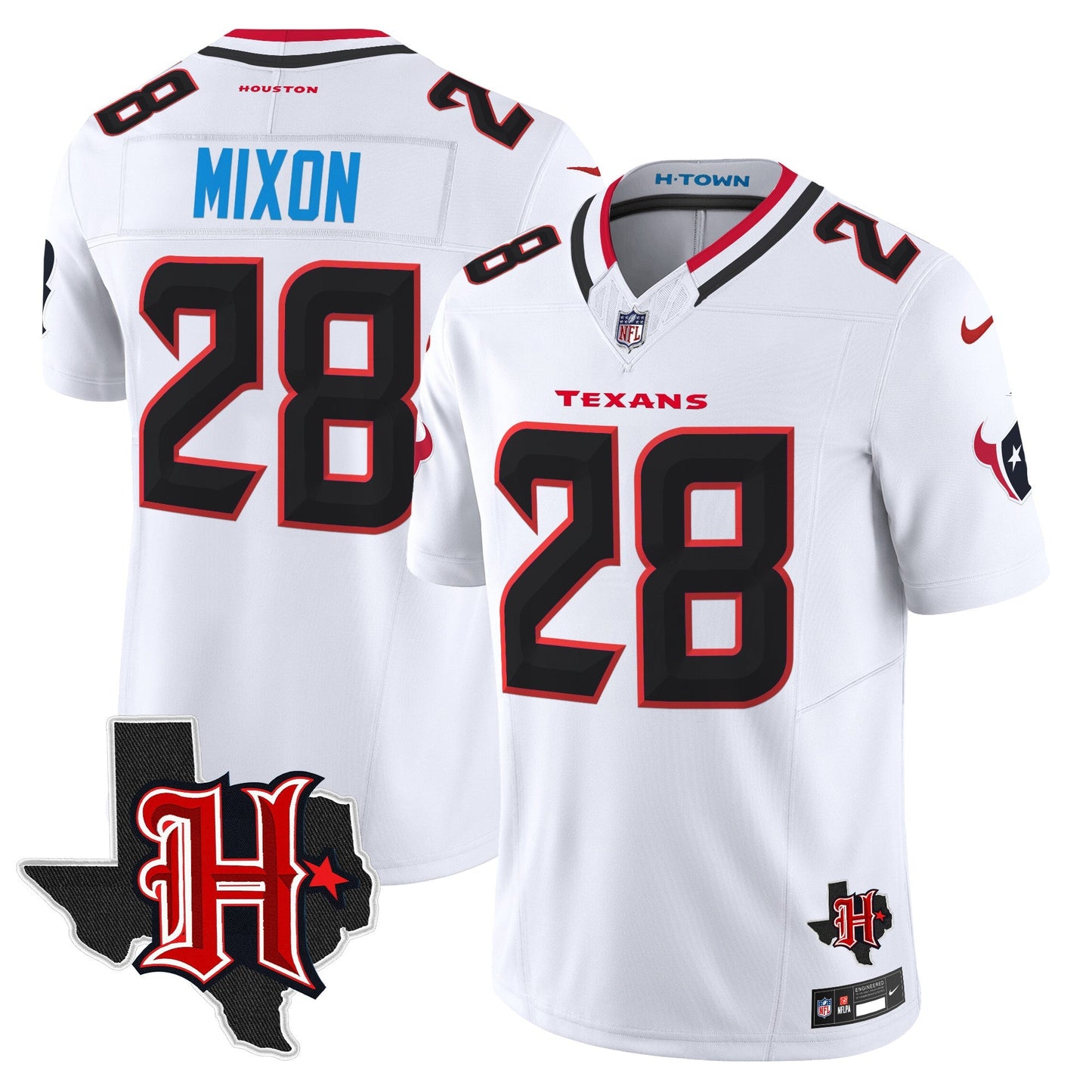 HOU 2024 Texas Patch Vapor Limited Jersey V5 - All Stitched