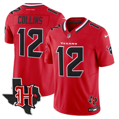Men's Houston Texans 2026 Texas Patch Vapor Limited Jersey V5 - All Stitched