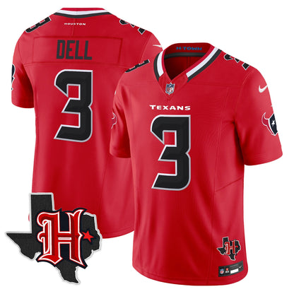 HOU 2024 Texas Patch Vapor Limited Jersey V5 - All Stitched