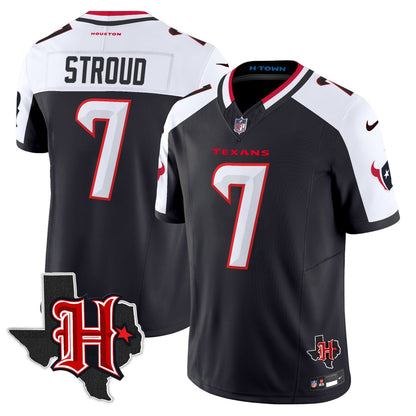 Men's Houston Texans 2026 Texas Patch Vapor Limited Jersey V5 - All Stitched