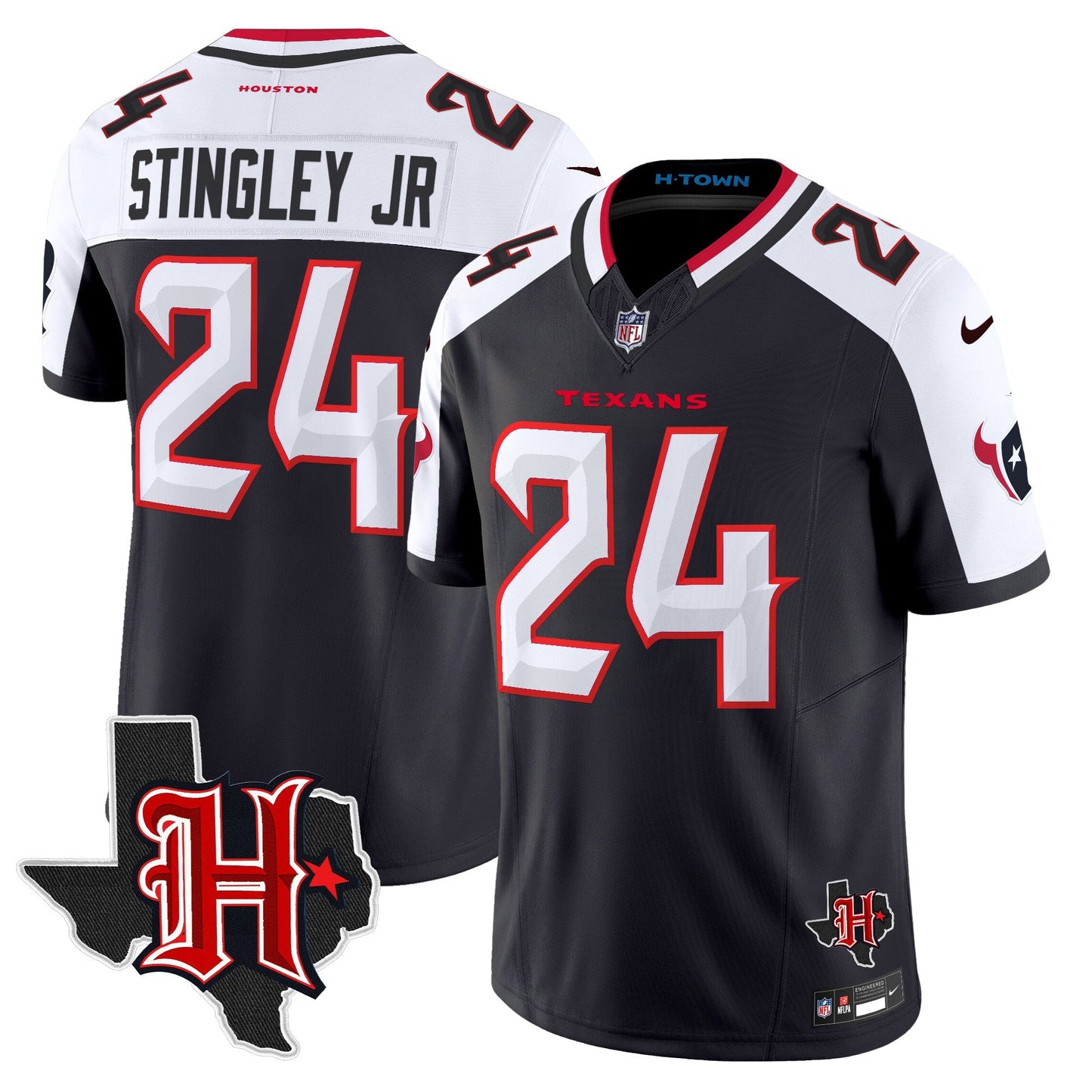 HOU 2024 Texas Patch Vapor Limited Jersey V5 - All Stitched