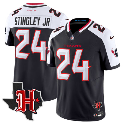Men's Houston Texans 2026 Texas Patch Vapor Limited Jersey V5 - All Stitched