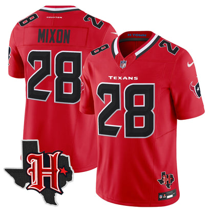 HOU 2024 Texas Patch Vapor Limited Jersey V5 - All Stitched