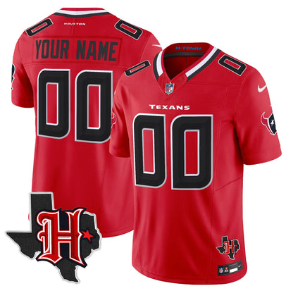 HOU 2024 Texas Patch Vapor Limited Custom Jersey V5 - All Stitched