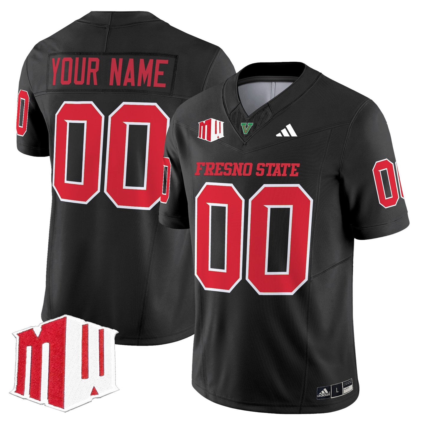 Fresno State Bulldogs 2025 Vapor Limited Custom Jersey - All Stitched