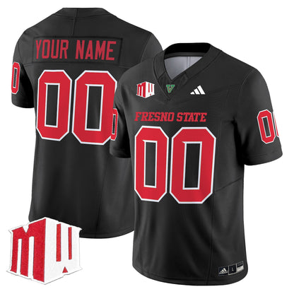 Fresno State Bulldogs 2025 Vapor Limited Custom Jersey - All Stitched