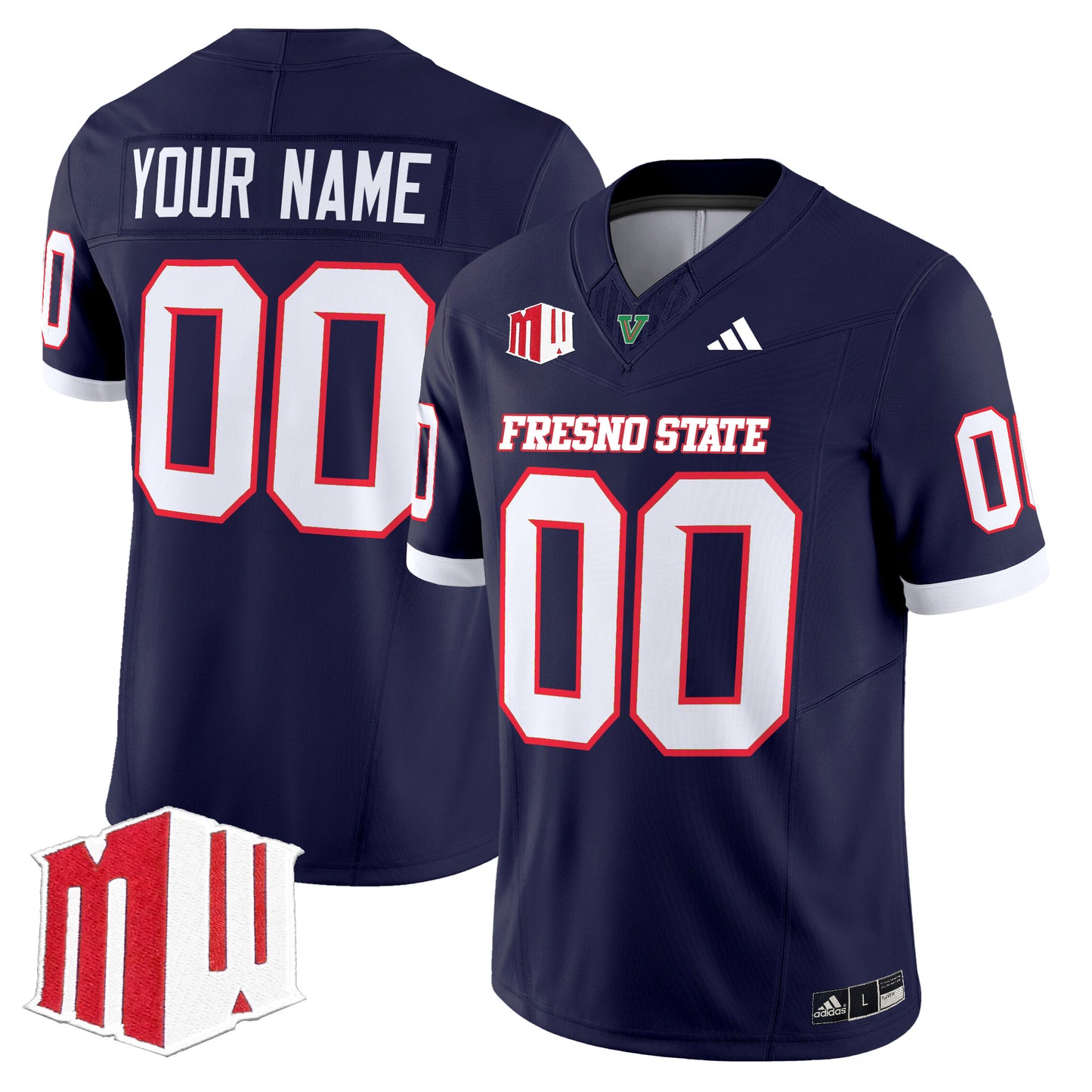 Fresno State Bulldogs 2025 Vapor Limited Custom Jersey - All Stitched