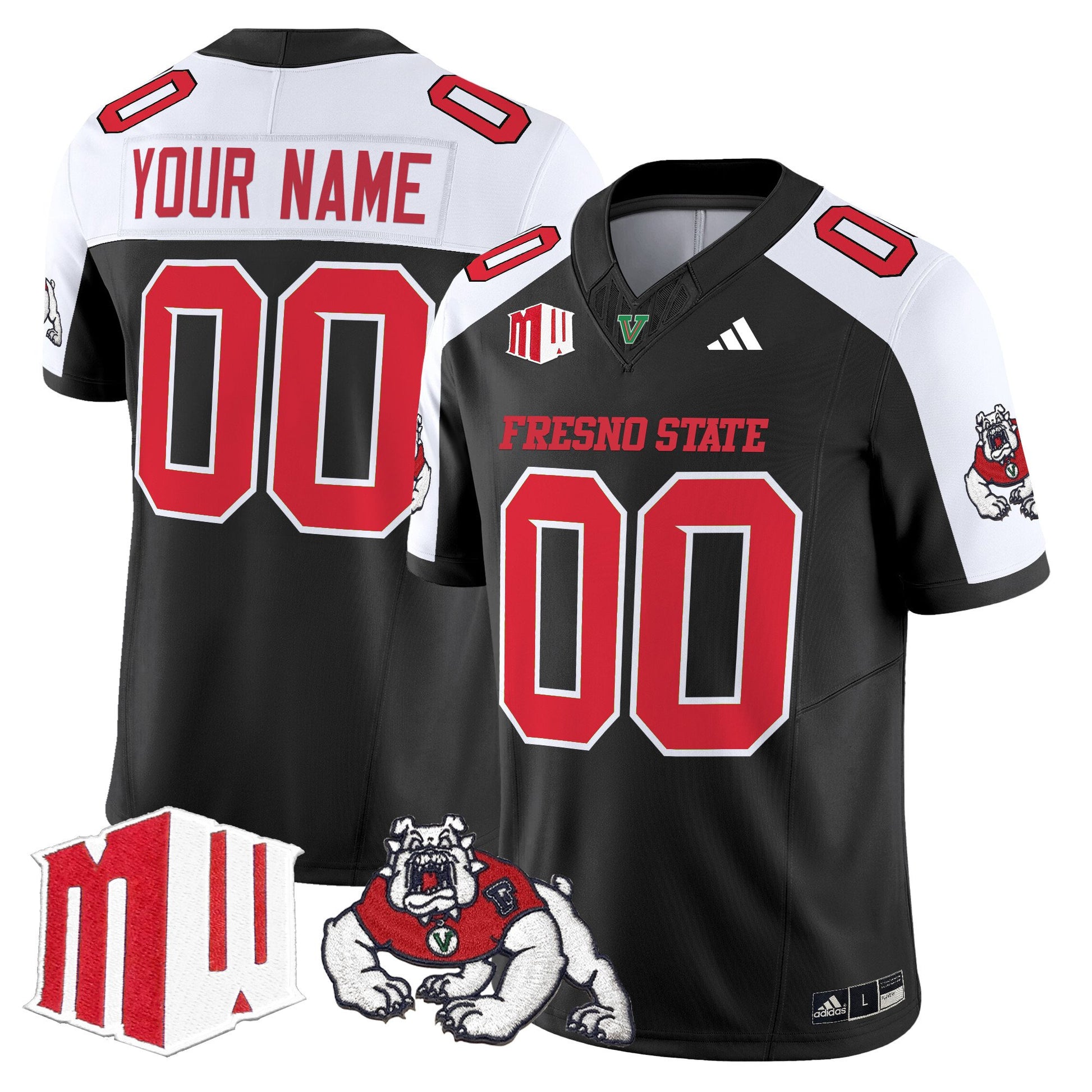 Fresno State Bulldogs 2025 Vapor Limited Custom Jersey - All Stitched