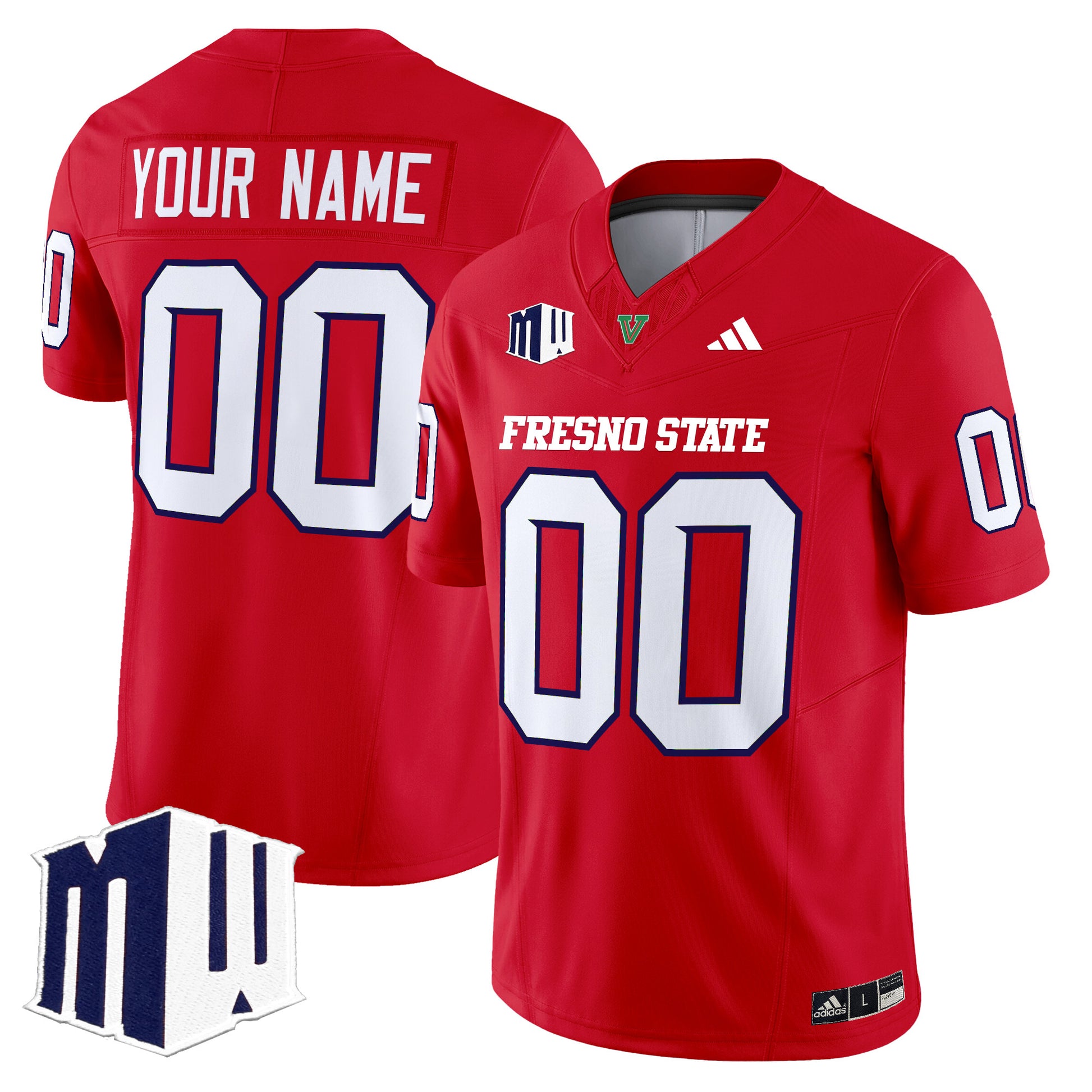 Fresno State Bulldogs 2025 Vapor Limited Custom Jersey - All Stitched