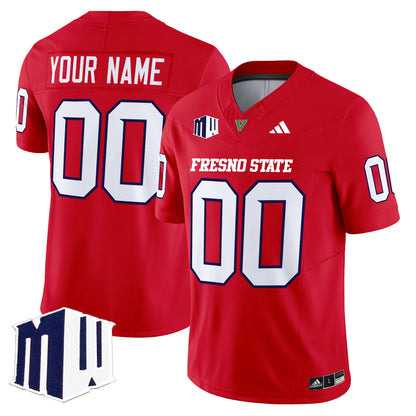 Fresno State Bulldogs 2025 Vapor Limited Custom Jersey - All Stitched