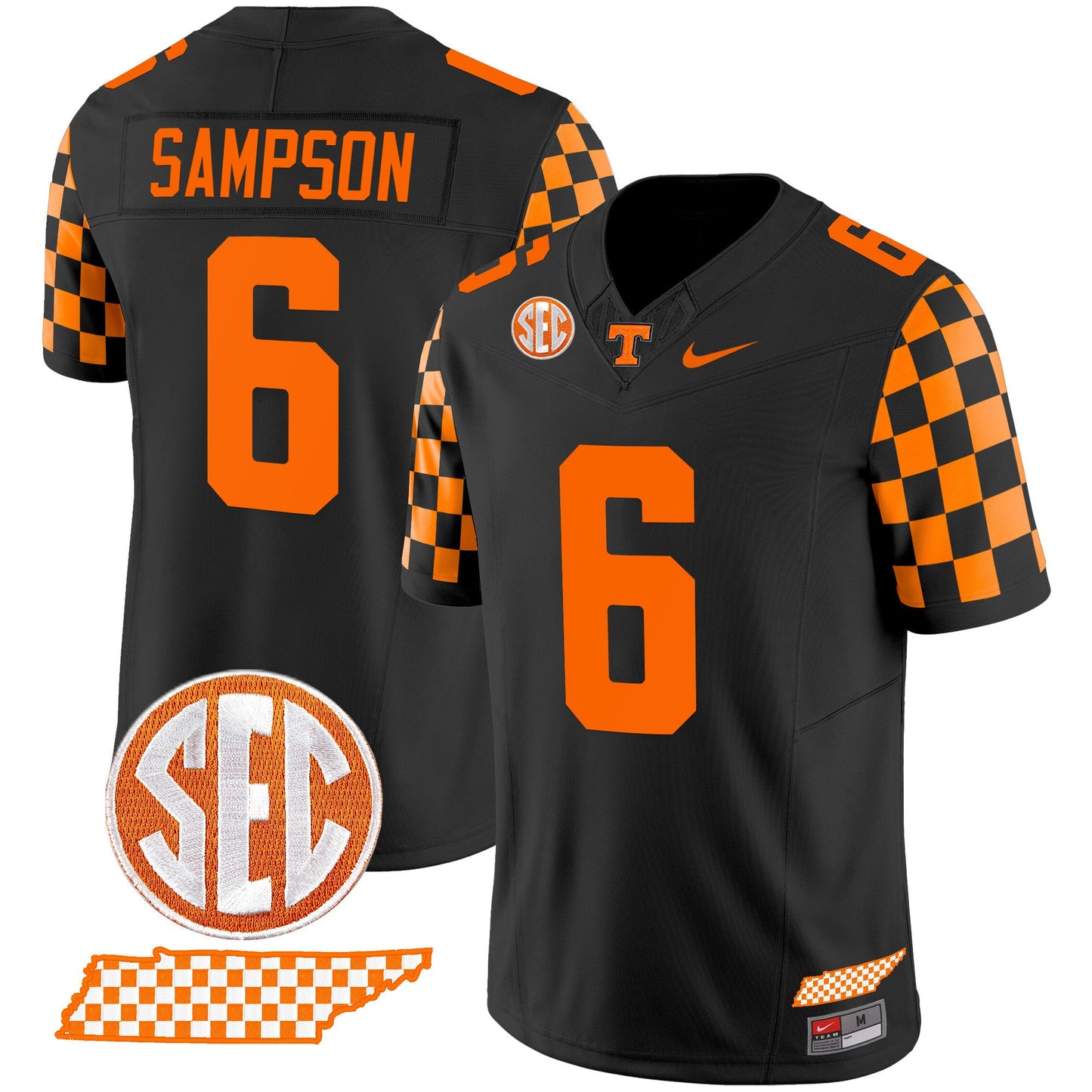 Tennessee Volunteers 2024 Checkerboard Vapor Limited Jersey - All Stitched