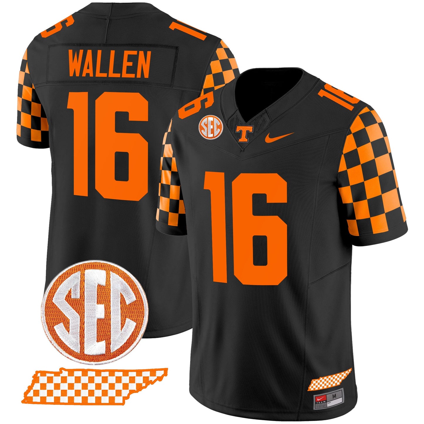 Tennessee Volunteers 2024 Checkerboard Vapor Limited Jersey - All Stitched
