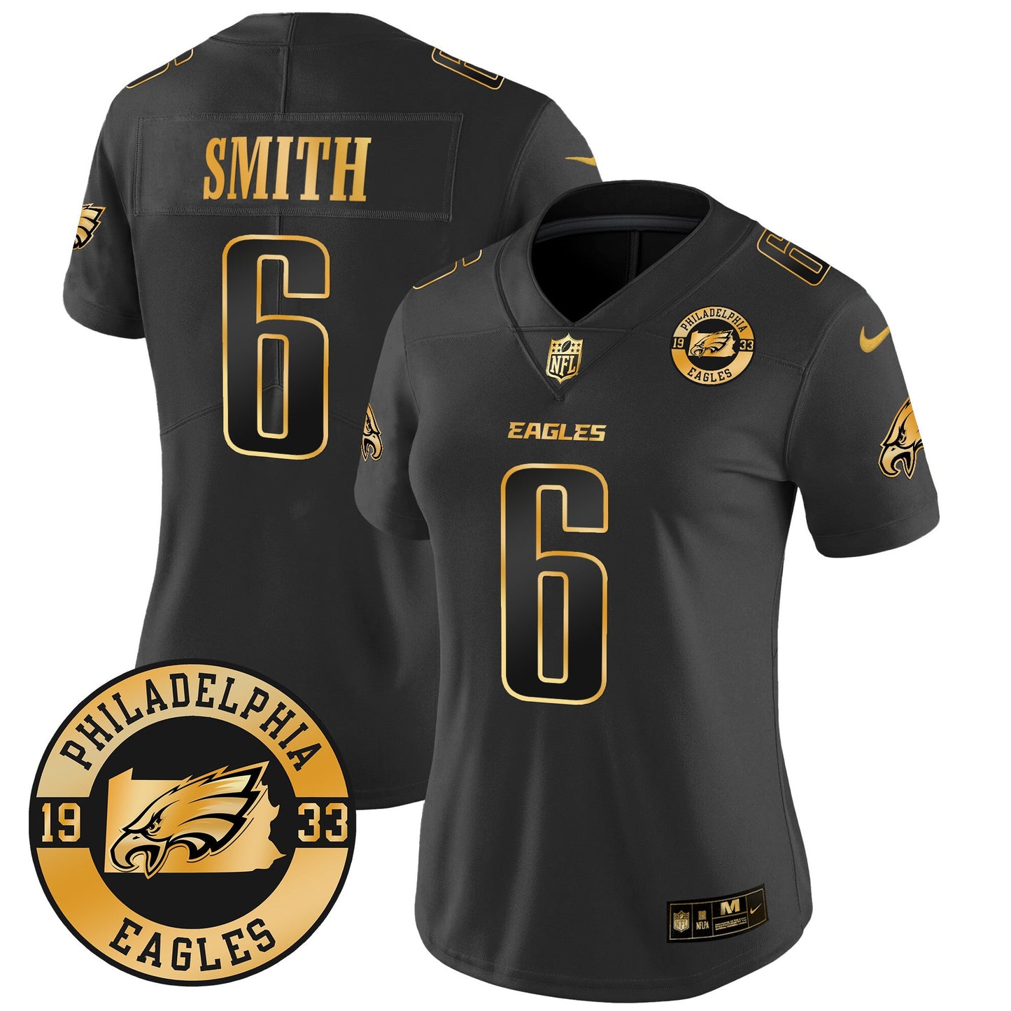 WoEagles 2024 Gold Vapor Limited Jersey - Est. 1933 Patch - All Stitched