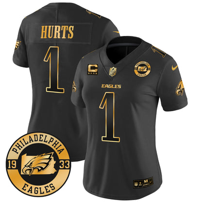 WoEagles 2024 Gold Vapor Limited Jersey - Est. 1933 Patch - All Stitched