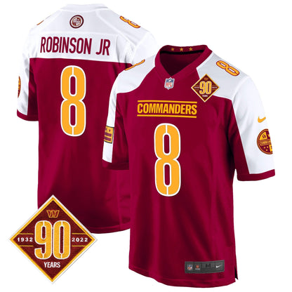 WAS 90th Anniversary Patch Game Jersey - All Stitched