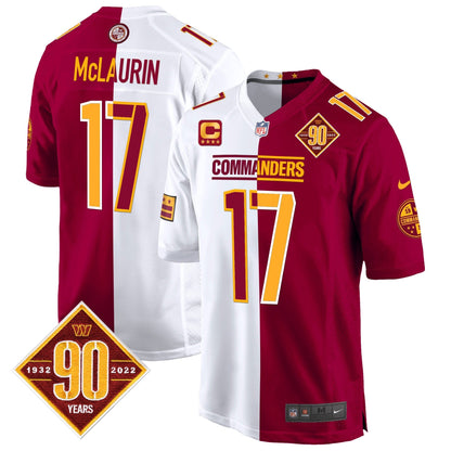 WAS 90th Anniversary Patch Game Jersey - All Stitched