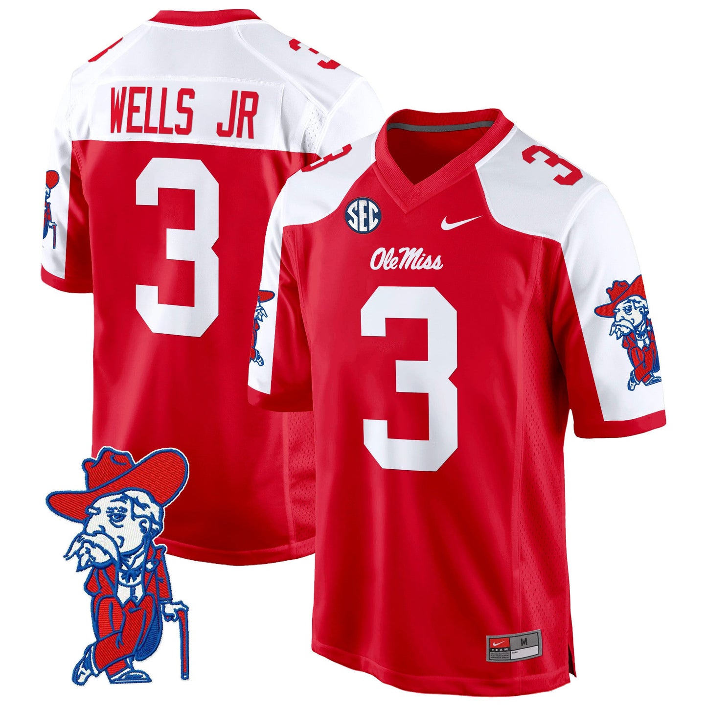 Ole Miss Rebels 2024 Game Jersey - All Stitched