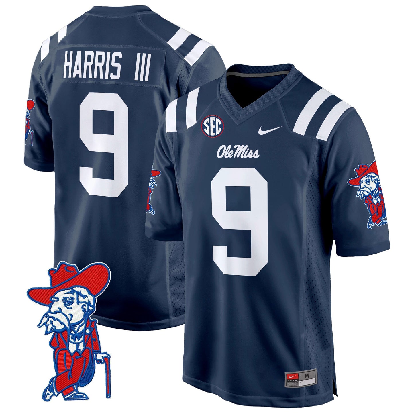 Ole Miss Rebels 2024 Game Jersey - All Stitched