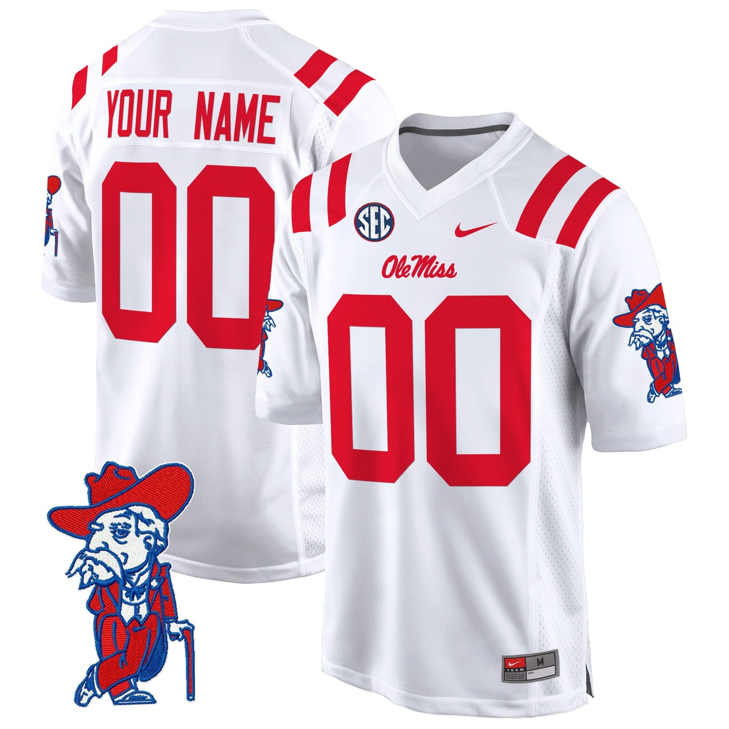 Ole Miss Rebels 2024 Game Custom Jersey - All Stitched