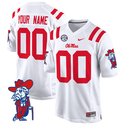 Ole Miss Rebels 2024 Game Custom Jersey - All Stitched