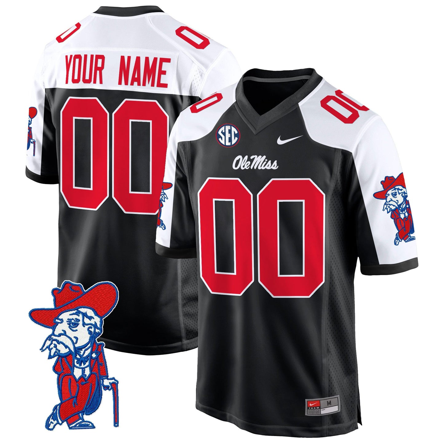 Ole Miss Rebels 2024 Game Custom Jersey - All Stitched