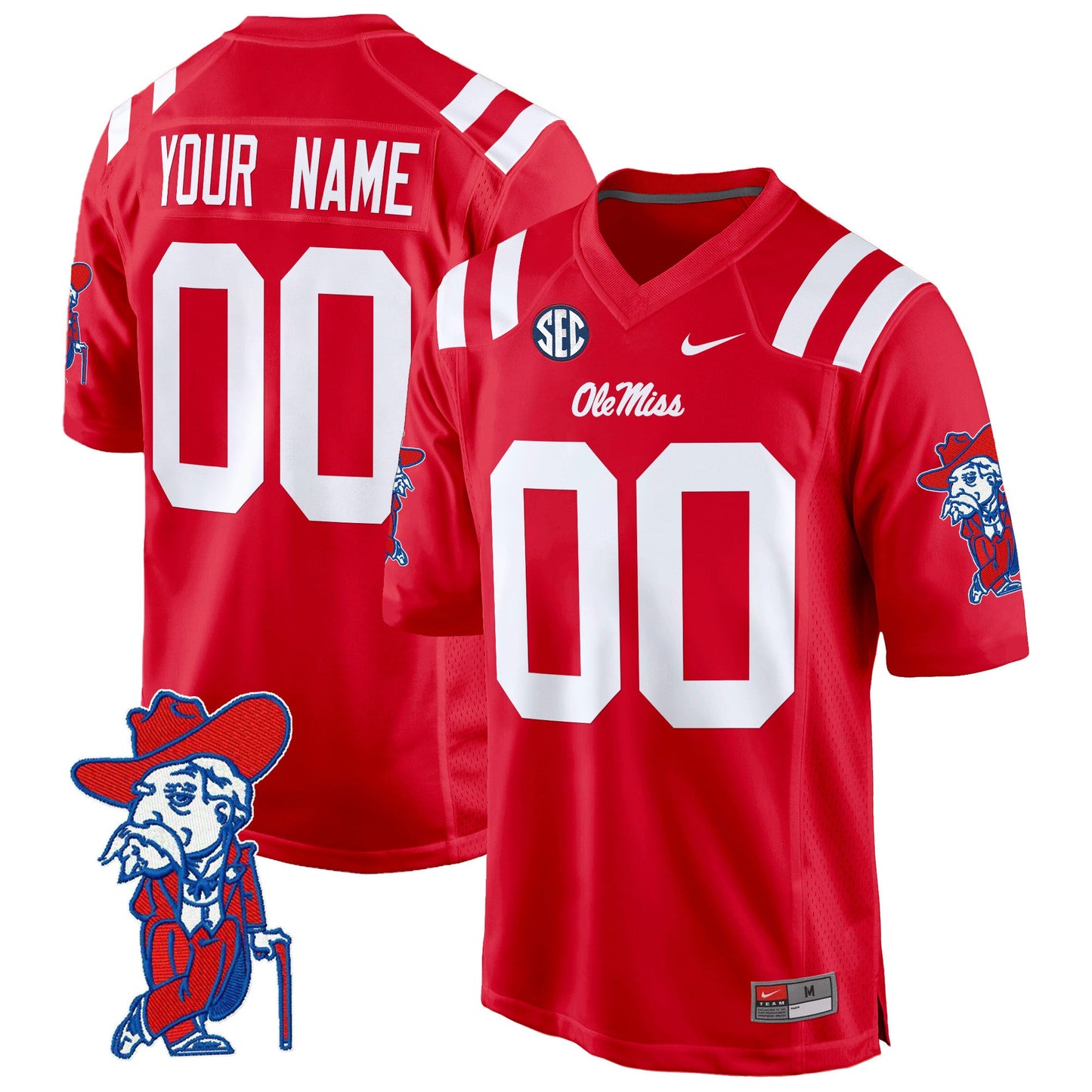Ole Miss Rebels 2024 Game Custom Jersey - All Stitched