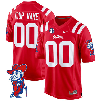 Ole Miss Rebels 2024 Game Custom Jersey - All Stitched