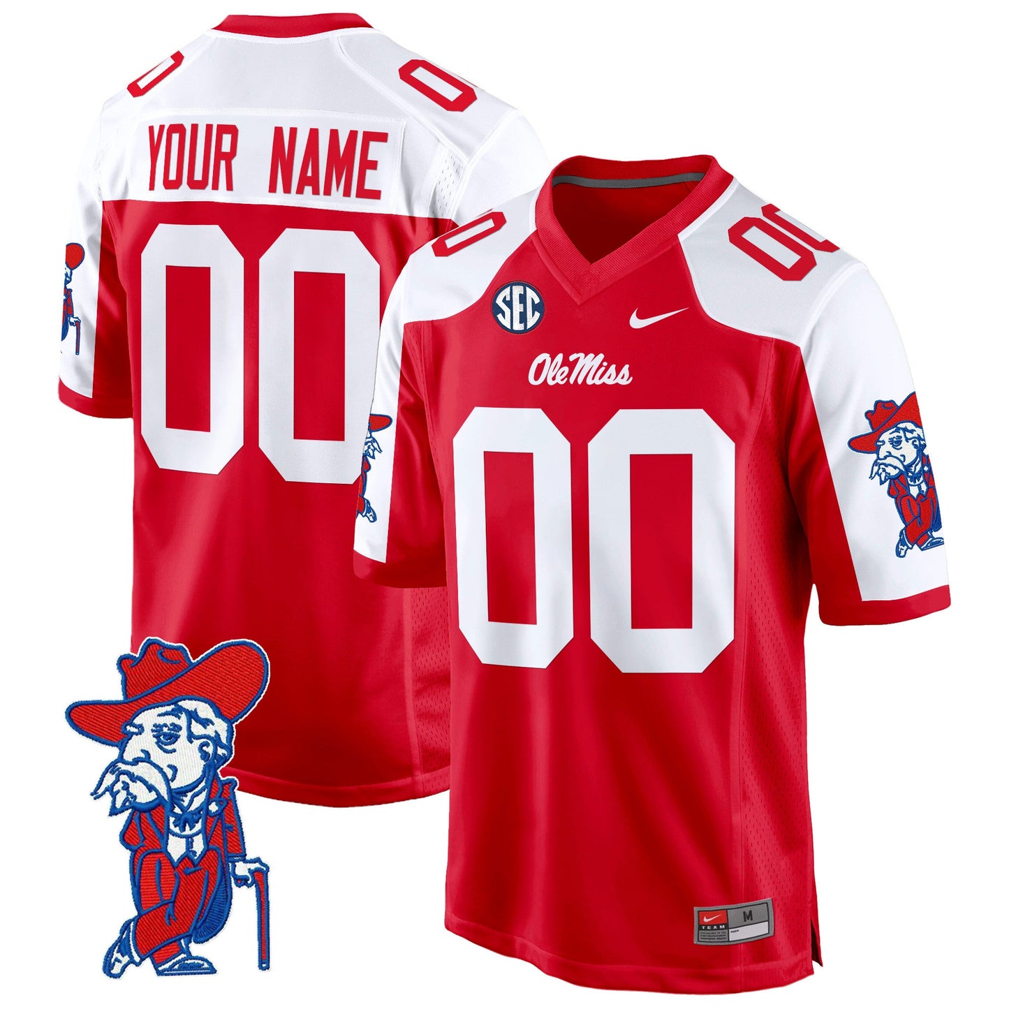 Ole Miss Rebels 2024 Game Custom Jersey - All Stitched