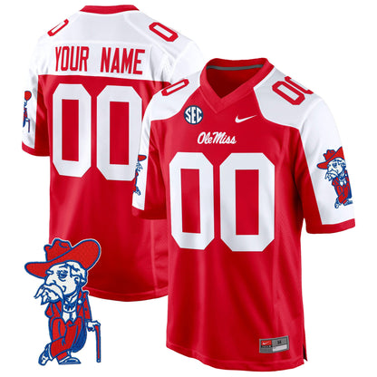 Ole Miss Rebels 2024 Game Custom Jersey - All Stitched