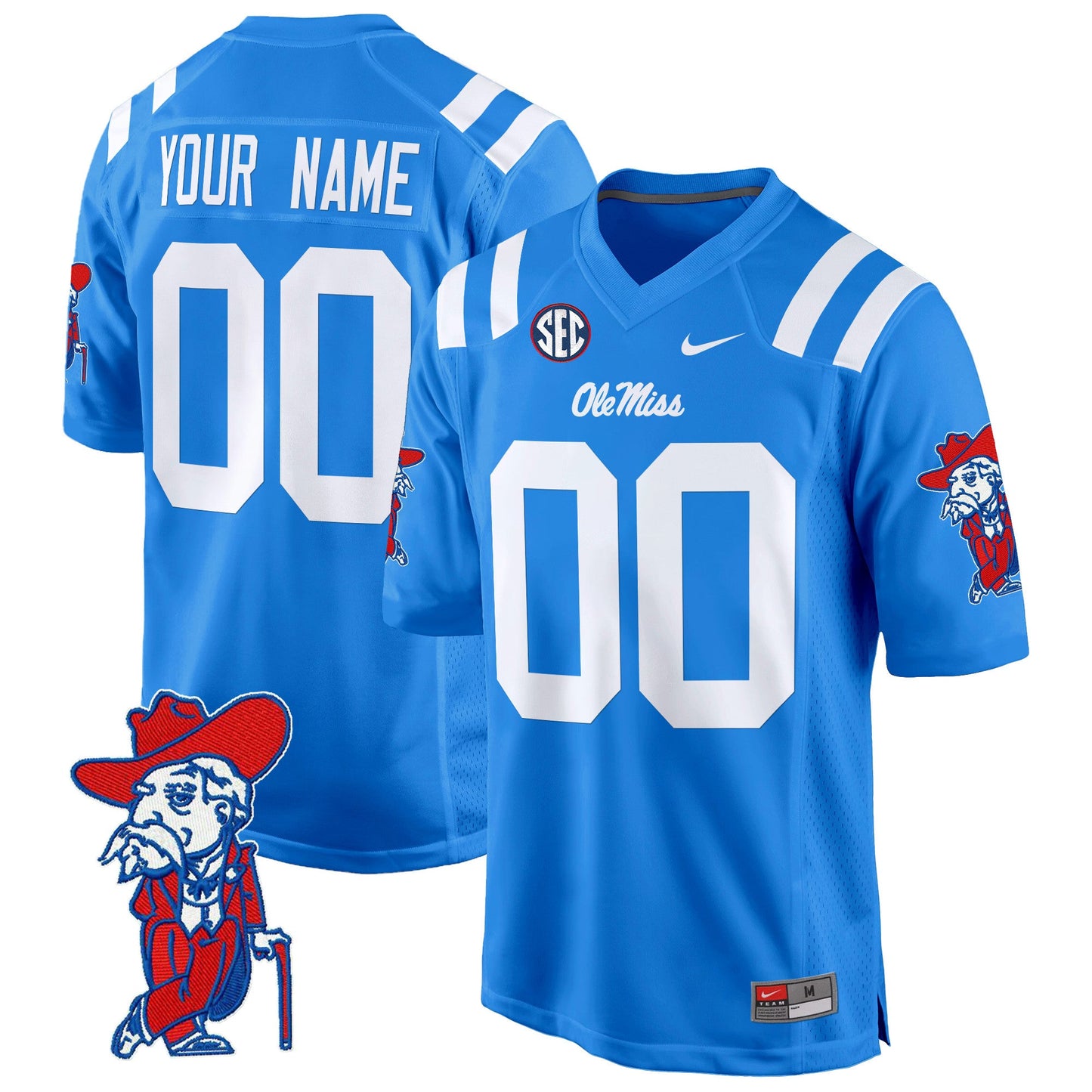 Ole Miss Rebels 2024 Game Custom Jersey - All Stitched