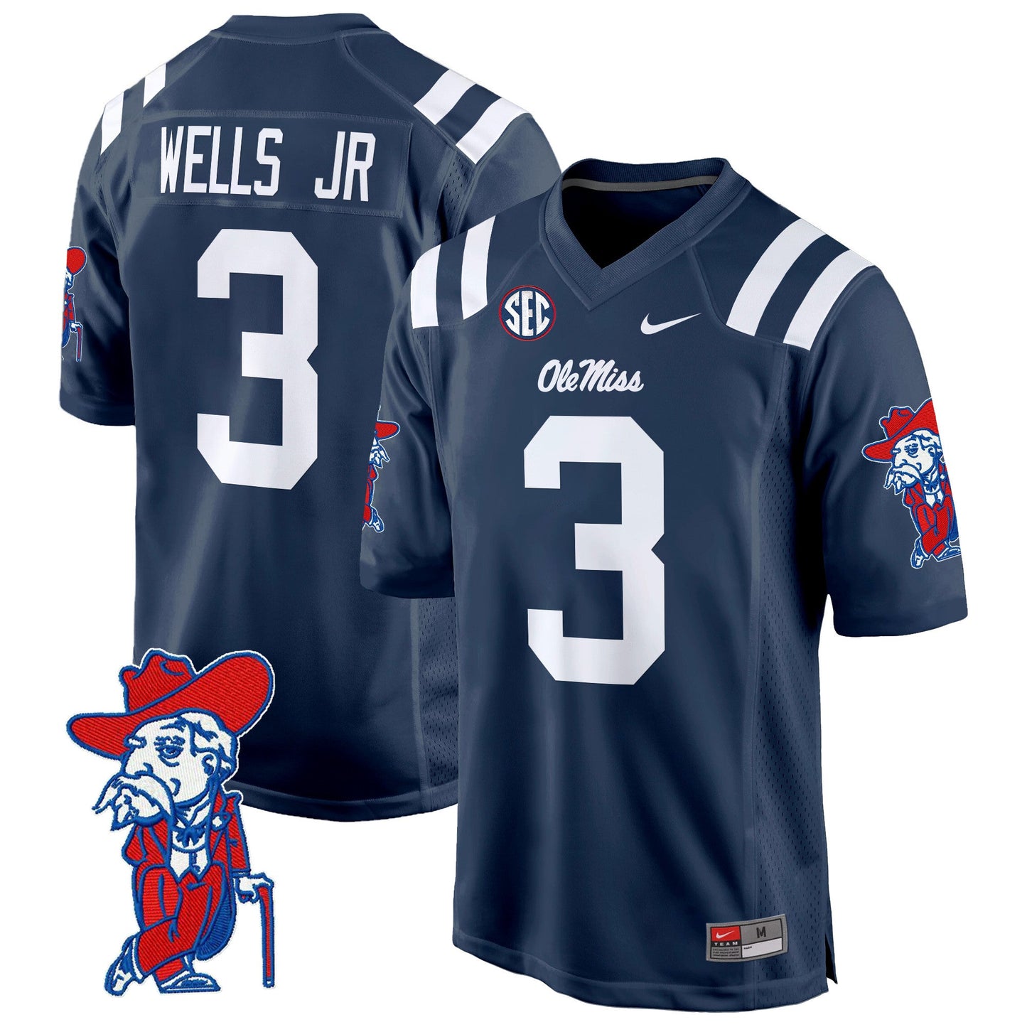Ole Miss Rebels 2024 Game Jersey - All Stitched