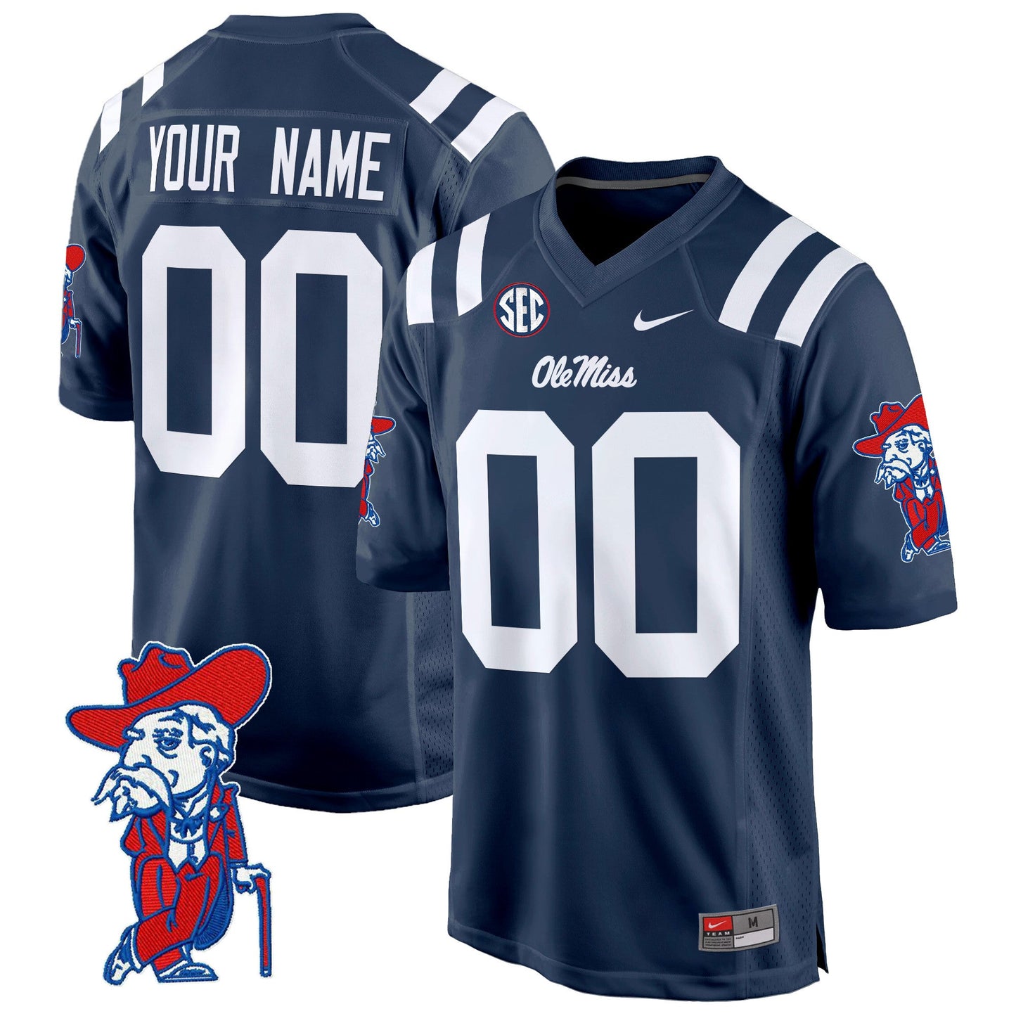 Ole Miss Rebels 2024 Game Custom Jersey - All Stitched