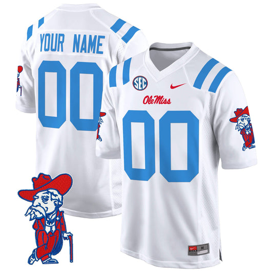 Ole Miss Rebels 2024 Game Custom Jersey - All Stitched