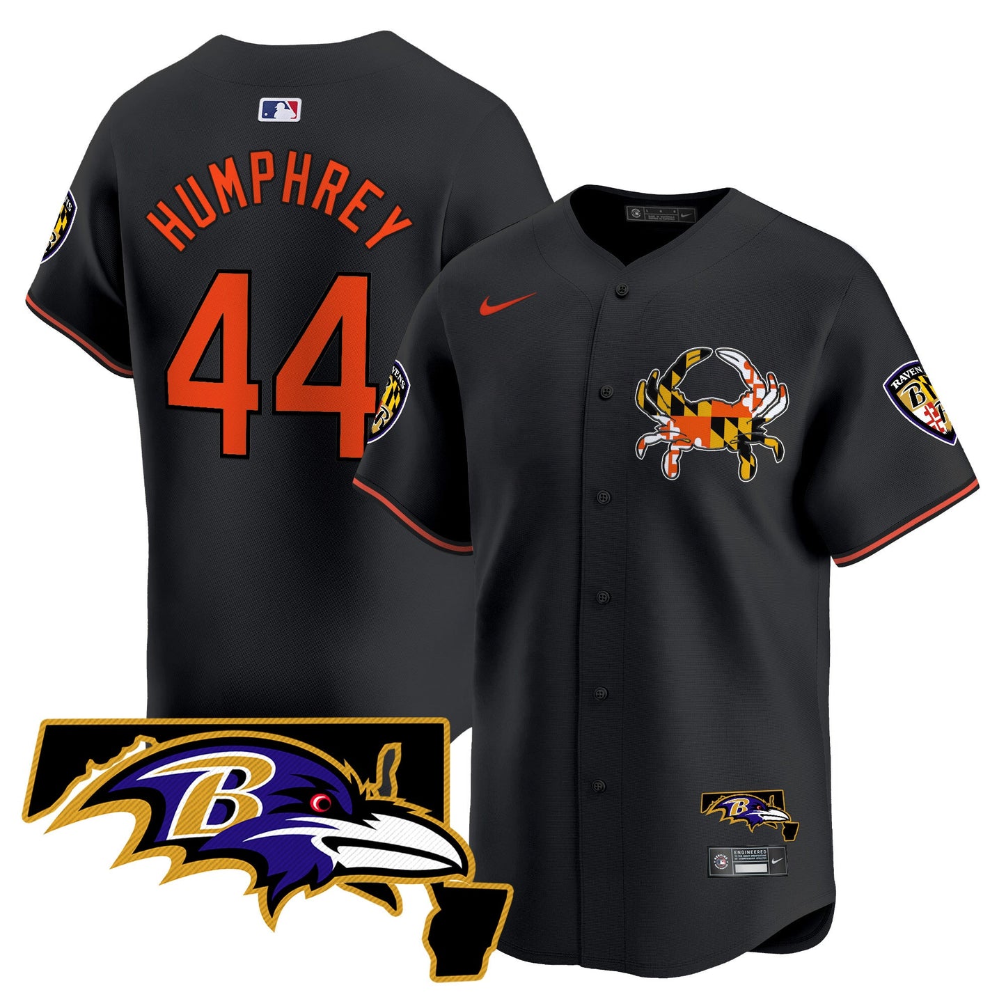 Baltimore Ravens 2024 Vapor Premier Baseball Jersey - All Stitched