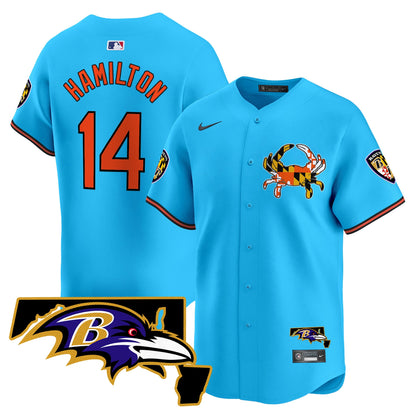 Baltimore Ravens 2024 Vapor Premier Baseball Jersey - All Stitched