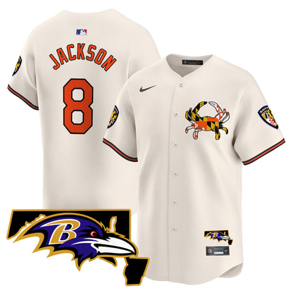 Baltimore Ravens 2024 Vapor Premier Baseball Jersey - All Stitched