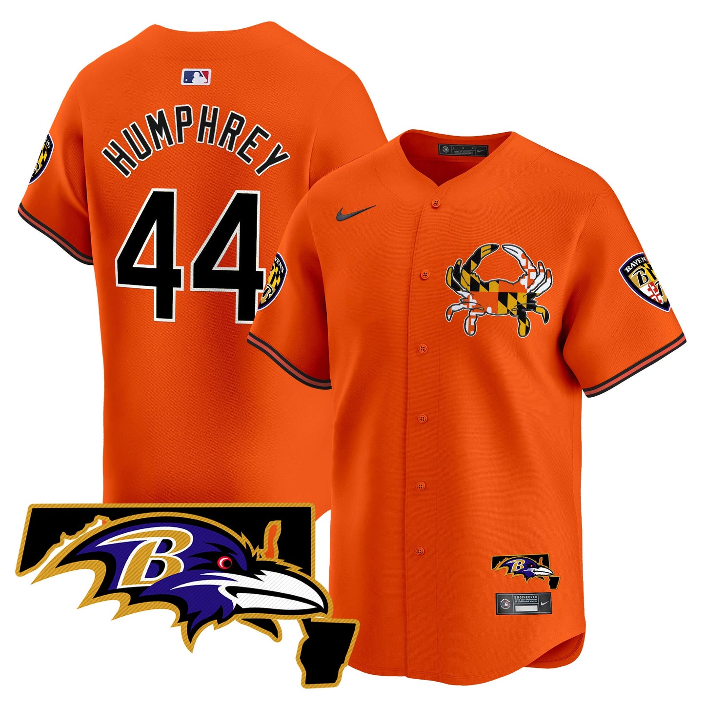 Baltimore Ravens 2024 Vapor Premier Baseball Jersey - All Stitched