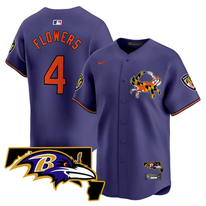 Baltimore Ravens 2024 Vapor Premier Baseball Jersey - All Stitched