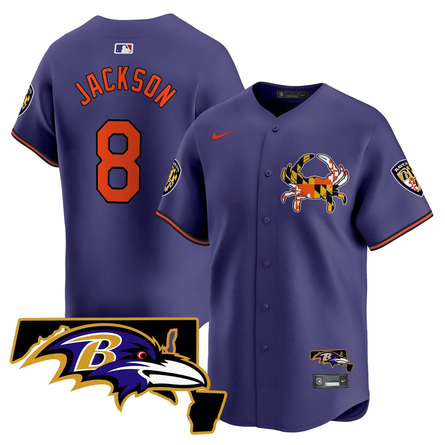 BAL 2024 Vapor Premier Baseball Jersey - All Stitched