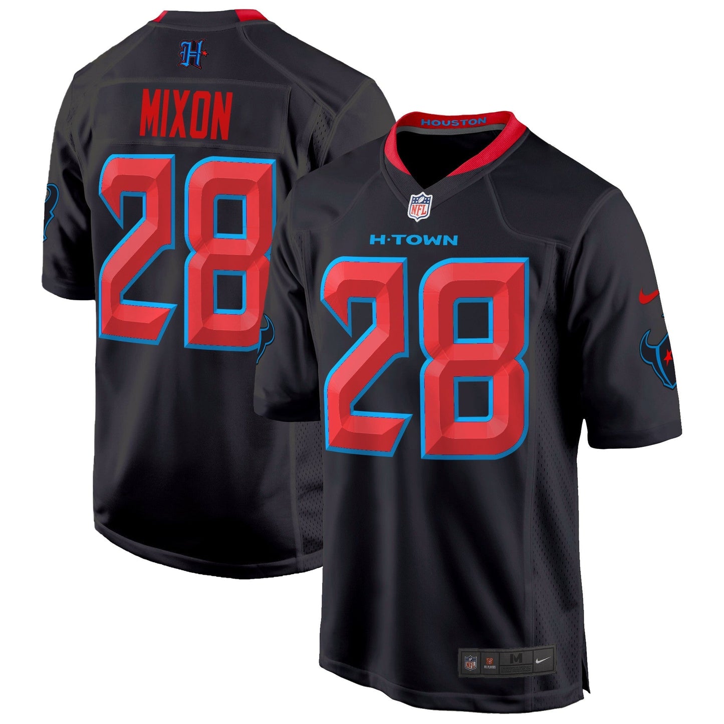 HOU 2024 Game Jersey - All Stitched