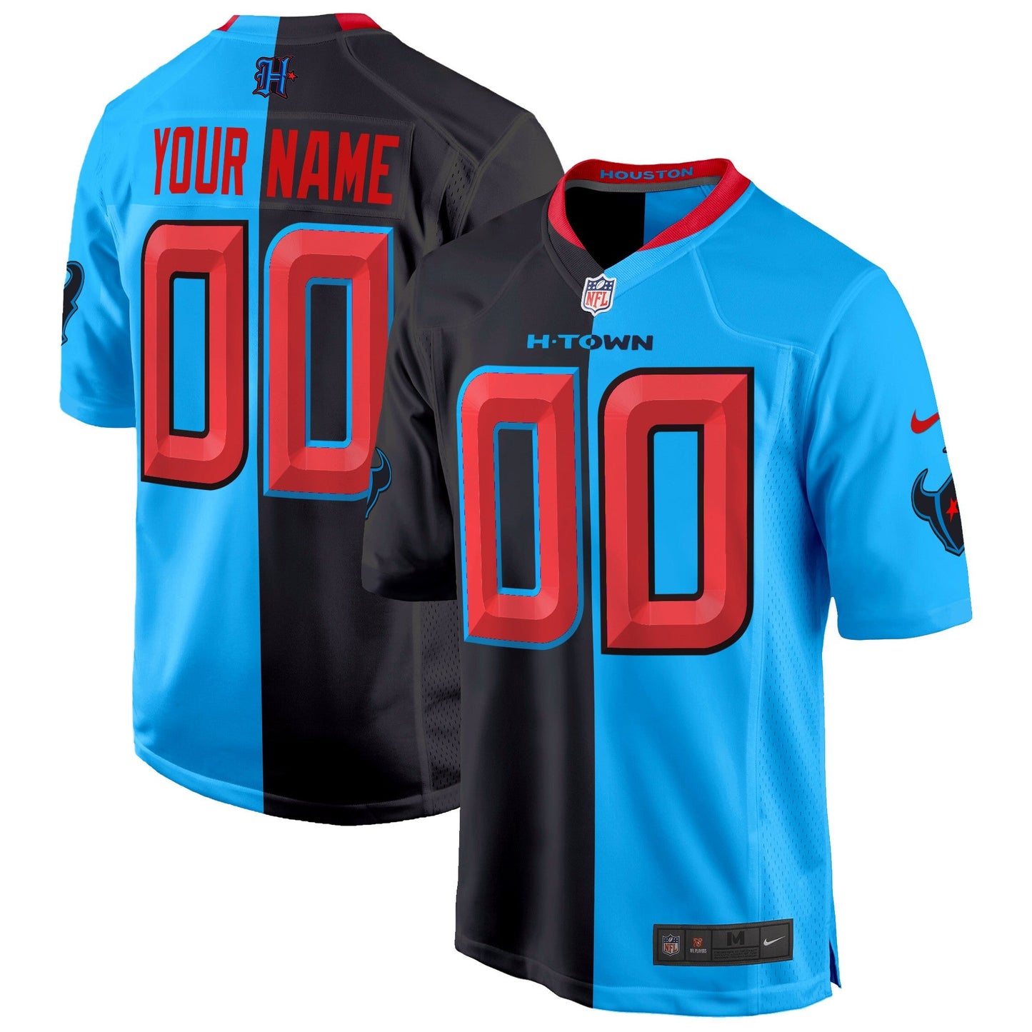 HOU 2024 Game Custom Jersey - All Stitched