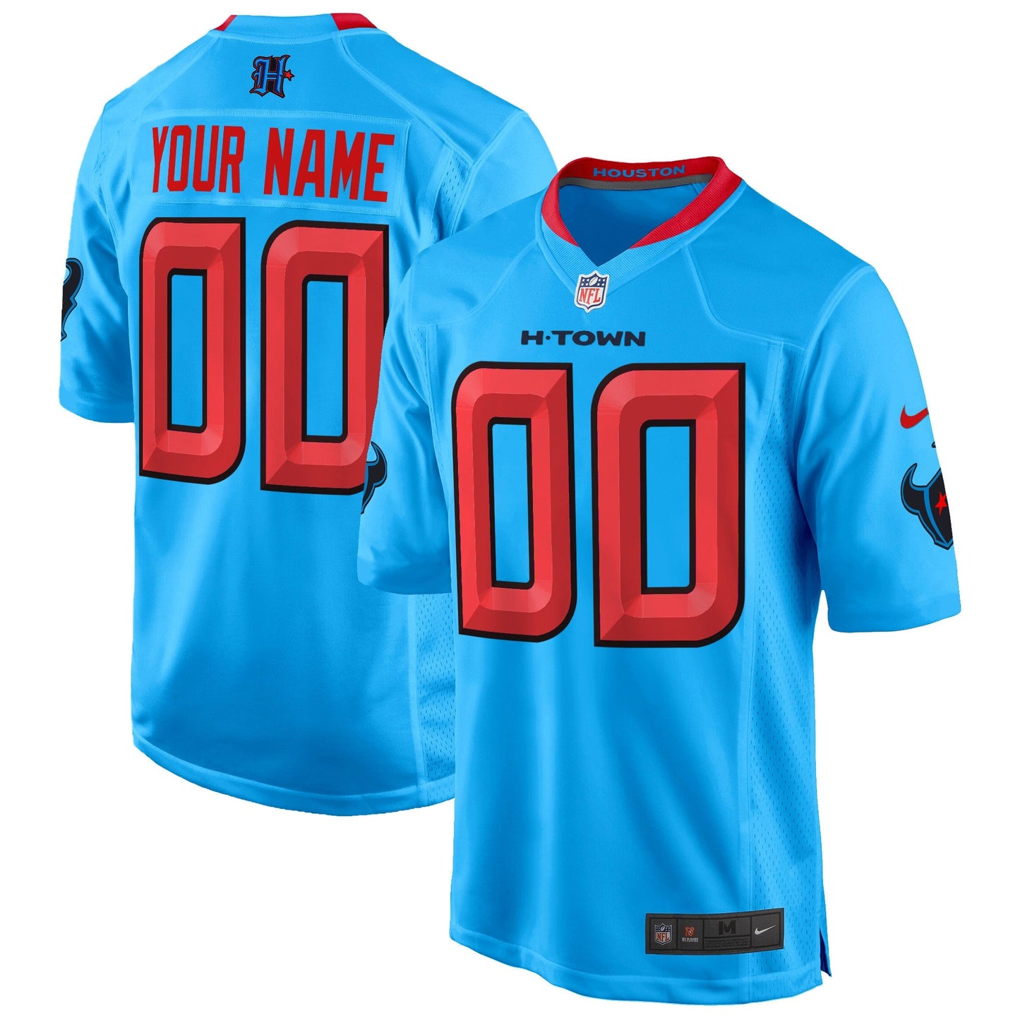 HOU 2024 Game Custom Jersey - All Stitched