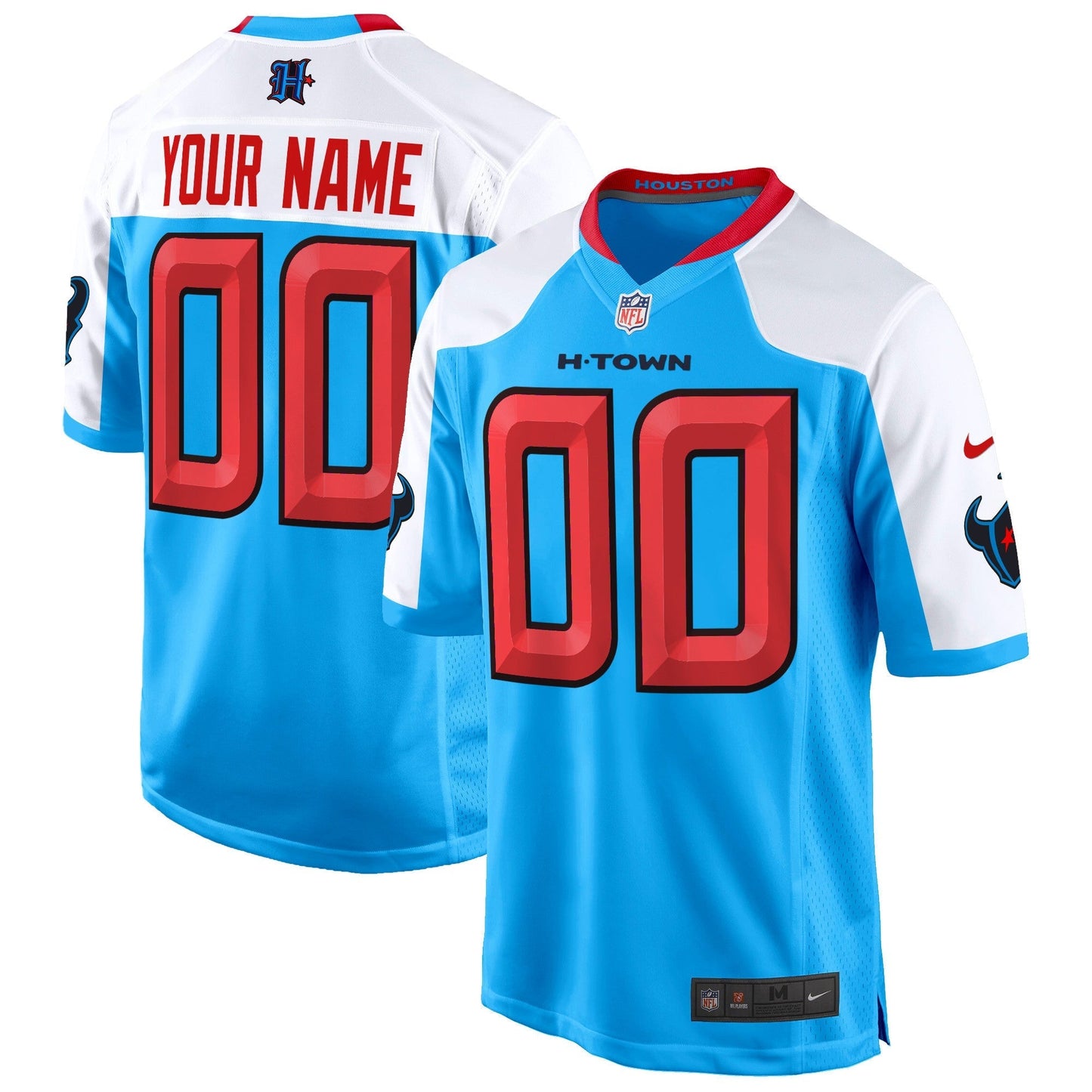 HOU 2024 Game Custom Jersey - All Stitched