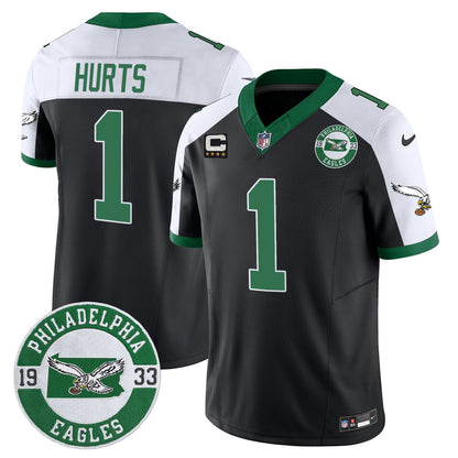 Philadelphia Eagles 2024 Throwback Vapor Limited Jersey - Est. 1933 Patch - All Stitched