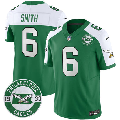 Philadelphia Eagles 2024 Throwback Vapor Limited Jersey - Est. 1933 Patch - All Stitched