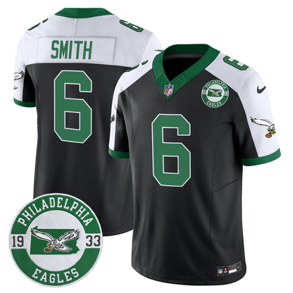 Philadelphia Eagles 2024 Throwback Vapor Limited Jersey - Est. 1933 Patch - All Stitched