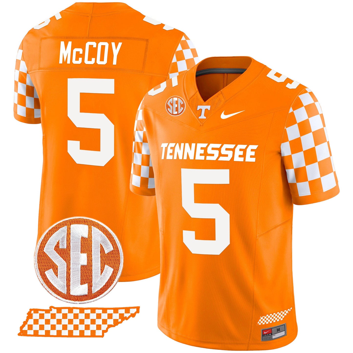 Tennessee Volunteers 2024 Checkerboard Vapor Limited Jersey - All Stitched