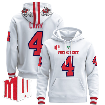 Men's Fresno State Bulldogs 2024 Pullover Hoodie - All Stitched