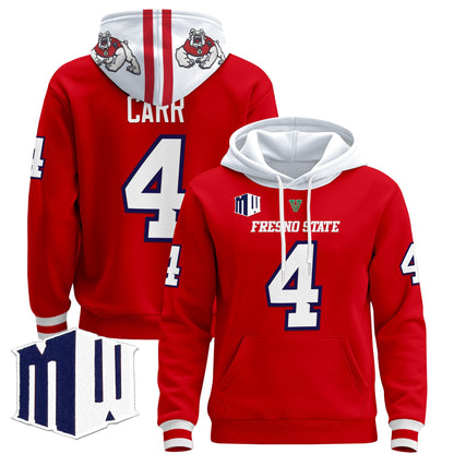 Men's Fresno State Bulldogs 2024 Pullover Hoodie - All Stitched